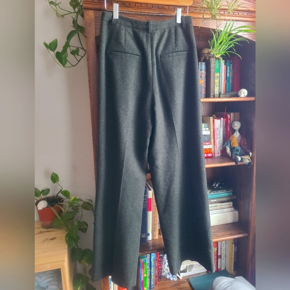 Hi-Rise Pleated Wide Leg Pants - Picture 2 of 7